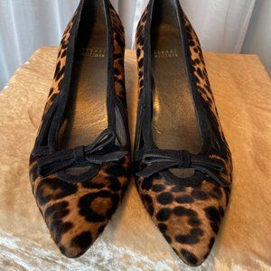 Stuart Weitzman Animal Print Heels (Sz 8.5) (EUC)